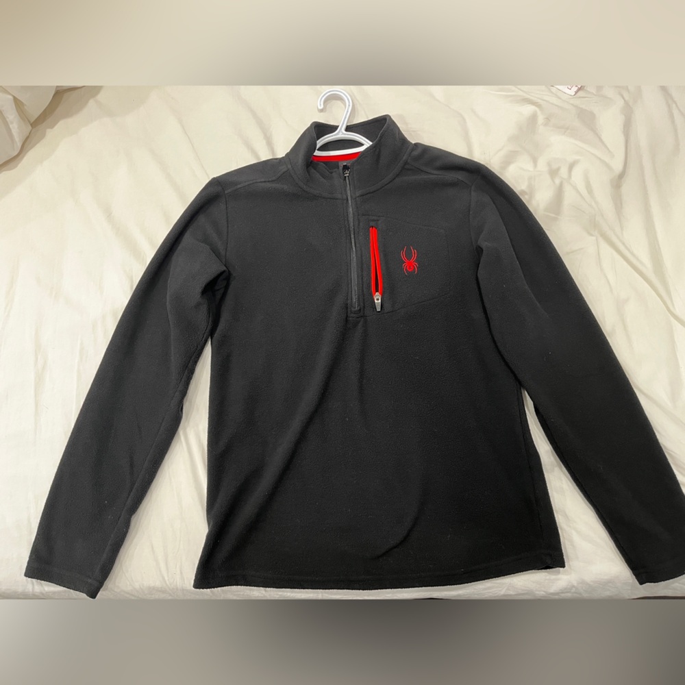 Spyder Fleece Quarter Zip Sweater - Mens size M